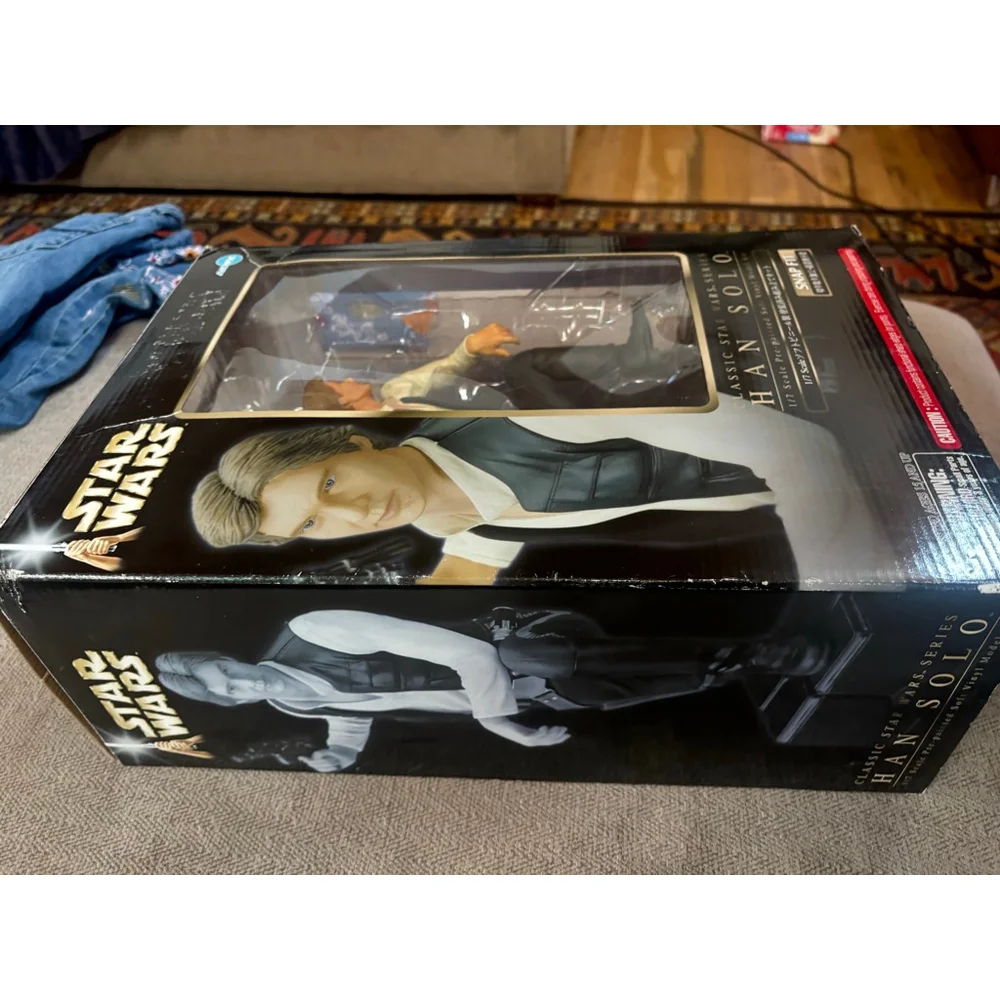 Han Solo 1/7 Scale Vinyl Model Snap Fit Kit Star Wars Figure ArtFX in box